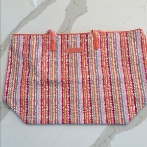 Vera Bradley Confetti Stripe Big Tote Bag